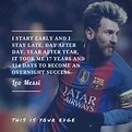 Lionel Messi Quotes Overnight Success | Lionel Messi to PSG