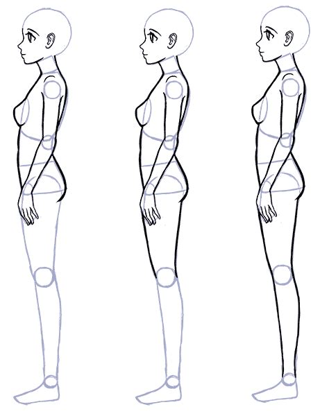 How To Draw Anime Side View Full Body Profile Manga Tuts Person