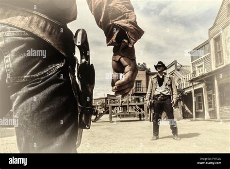 Cowboy Pistol Duel At Texas Hollywoodfort Bravo Western Styled Theme