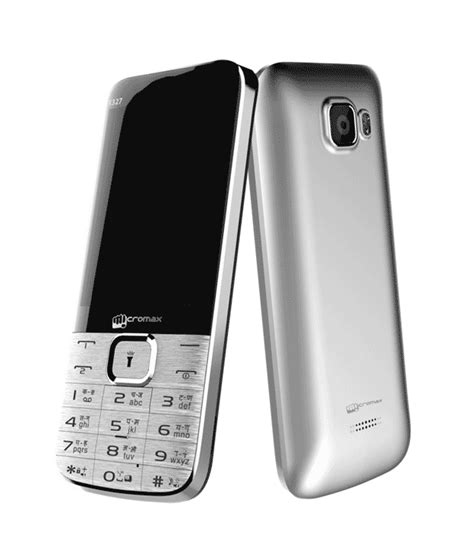 Micromax X327 Silver Mobile Phones Online at Low Prices | Snapdeal India