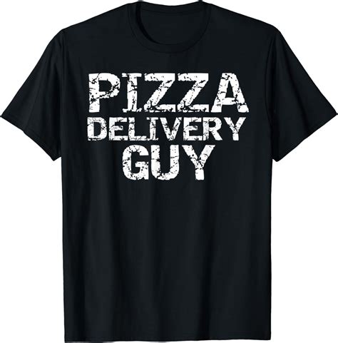 Pizza Delivery Guy Shirt For Men Funny Costume T T Shirt