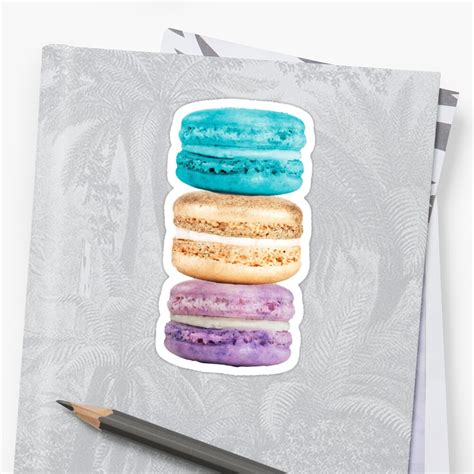 Pretty Macarons Macaroons Sticker By Amandagolf59 Redbubble