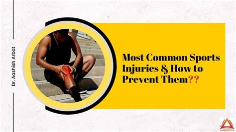 Top 5 Most Common Sports Injuries And What To Do Abou