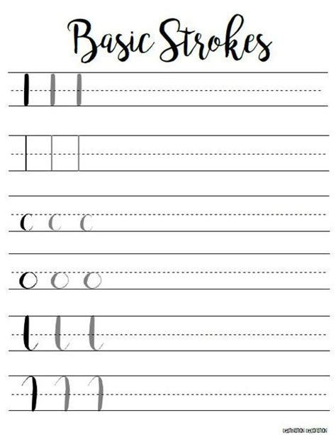 10 Calligraphy For Beginners Worksheets Worksheets Decoomo