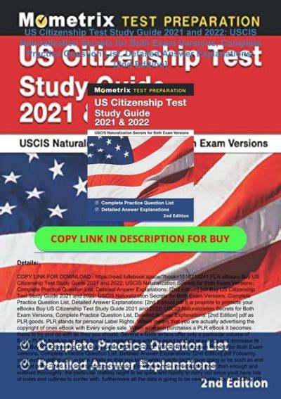 Read⚡pdf Us Citizenship Test Study Guide 2021 And 2022 Uscis