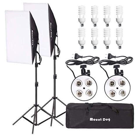 Mountdog 1600w Softbox Photography Lighting Kit