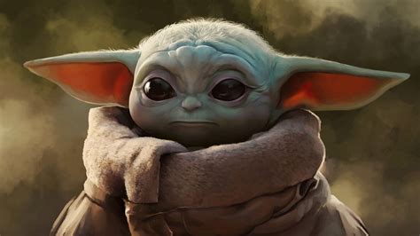 Star Wars Artwork The Mandalorian Baby Yoda 4k Hd Wallpapers Hd