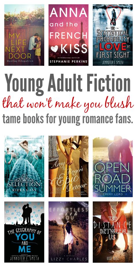 10 Ya Romance Novels That Wont Make You Blush Adult Romance Novels Books Young Adult Books