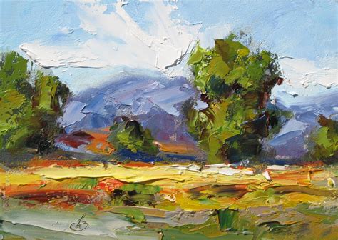 Tom Brown Fine Art Colorful Impressionist Painting By Tom Brown