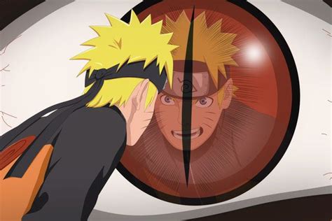 Naruto Staring The Nine Tailed Fox In The Eye Such An Amazing Moment