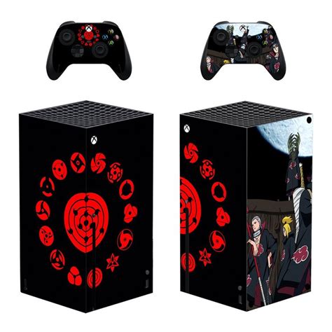 Red Naruto Skin Sticker For Xbox Series X And Controllers