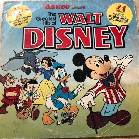 Media Vintage Walt Disney Greatest Hits Vinyl Record Poshmark