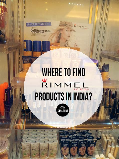 Rimmel Products In India