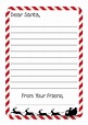Free Printable Letter To Santa Writing Paper