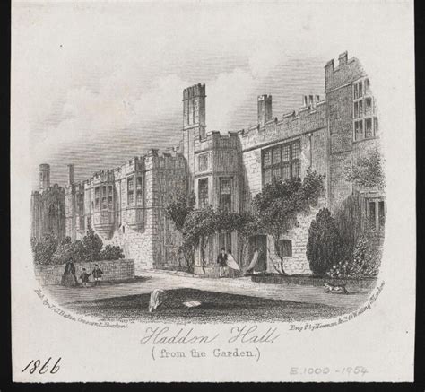 Haddon Hall From The Garden J C Bates Vanda Explore The Collections