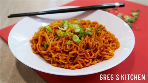 Gochujang Spicy Ramen Noodles Recipe Greg S Kitchen Youtube