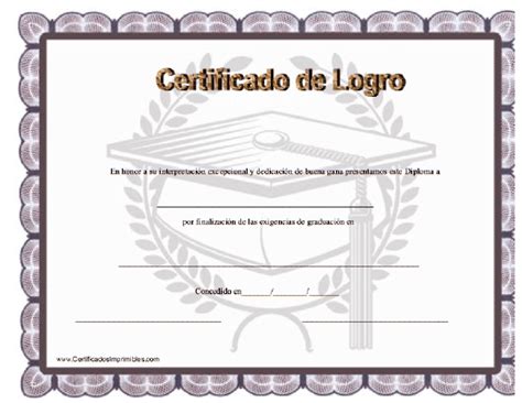 Certificado De Logro Plantillas De Diplomas Editables Logros My Xxx Hot Girl
