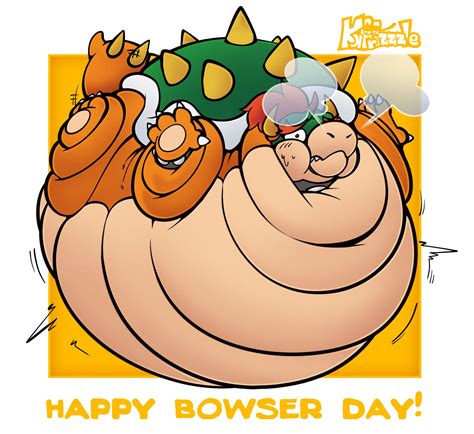 Rule 34 Bowser Bowser Day Inflation Kafrizzzle Mario Series Ready To Pop Spherical Inflation