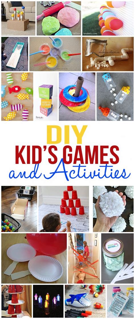 Diy Kids Games And Activities For Indoors Or Outdoors