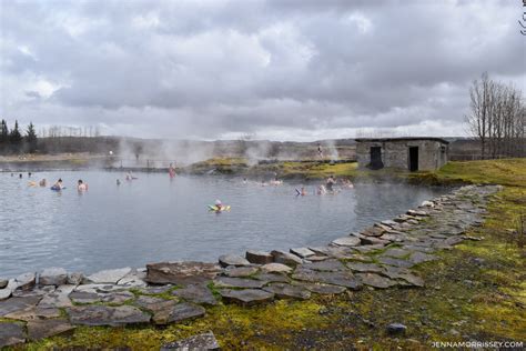 Soaking In The Secret Lagoon Iceland Jenna Morrissey