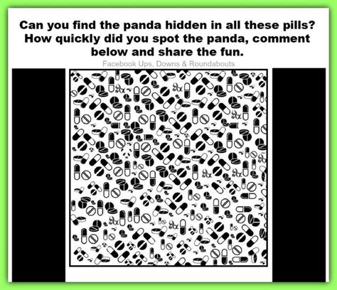 Can You Find The Panda Hidden In All These Pills How Quickly Did You