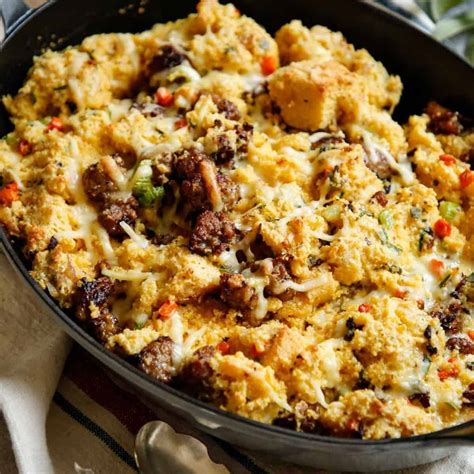 Cornbread Stuffing And Sausage Entertaining With Beth