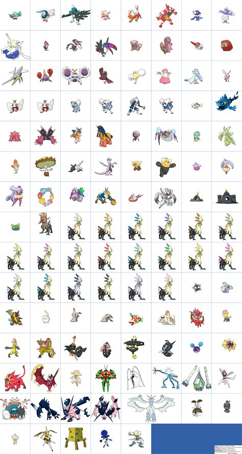 The Spriters Resource Full Sheet View Pokémon Ultra Sun Ultra