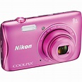 Nikon COOLPIX S3700 Digital Camera (Pink) 26476 B&H Photo ...