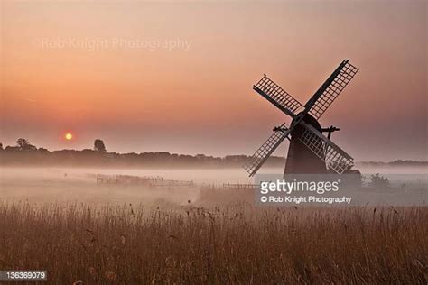 Norfolk Windmill Sunrise Photos And Premium High Res Pictures Getty