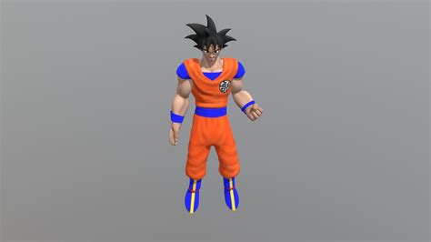 Goku Posed 3d Model By John Muniz Johnmuniz Dc4c29b Sketchfab