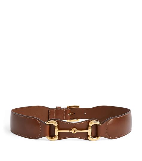 Gucci Horsebit Leather Belt Harrods Om
