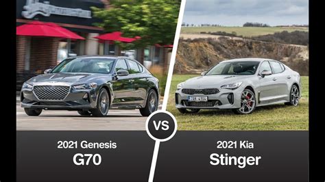 2019 Genesis G70 Vs 2018 Kia Stinger Whats The Difference Youtube
