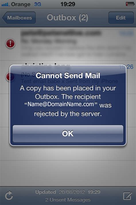 Petenetlive Kb Apple Device Stopped Sending Email Cannot Send Mail A Copy Has