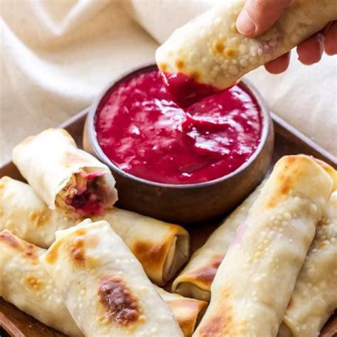 Turkey Cranberry And Brie Egg Rolls Cheff Recipes