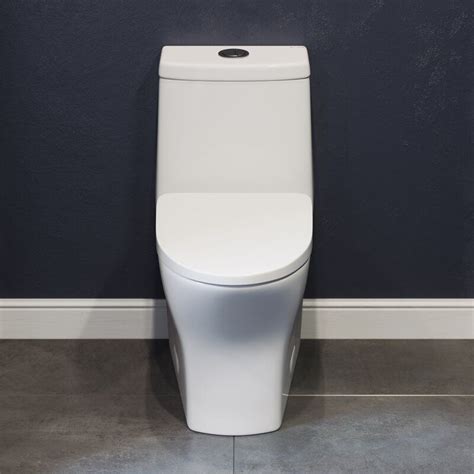 Swiss Madison Sublime Ii Dual Flush Elongated One Piece Toilet Seat