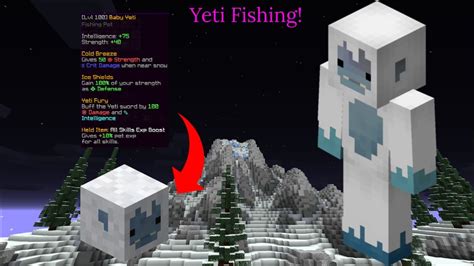 Fishing Until I Catch A Yeti Hypixel Skyblock Youtube