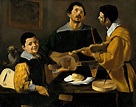 Tres músicos, Diego Velázquez, c. 1617 - 1618. El principal ...