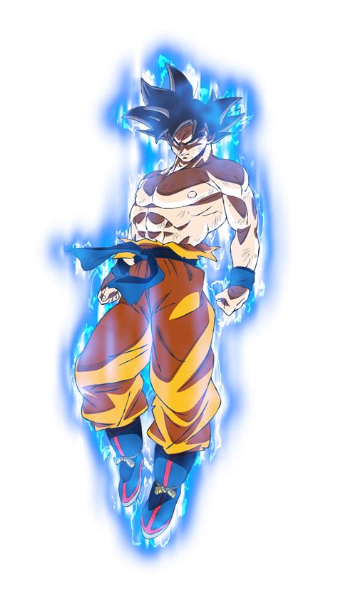 Ultra Instinct Goku W Aura[render Artist In Desc] By Blackflim On Deviantart