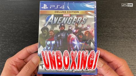 Unboxing Marvels Avengers Deluxe Edition For The Playstation 4 Youtube