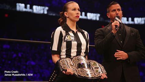 aubrey edwards on how messing up a match finish helped her get into aew when she signed full