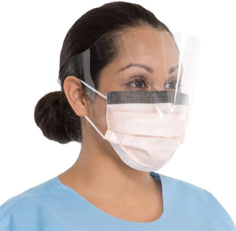 Fluidshield Procedure Mask W Face Shield
