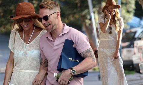 Ronan Keating S Wife Storm Shows Off Her Slender Frame In Revealing