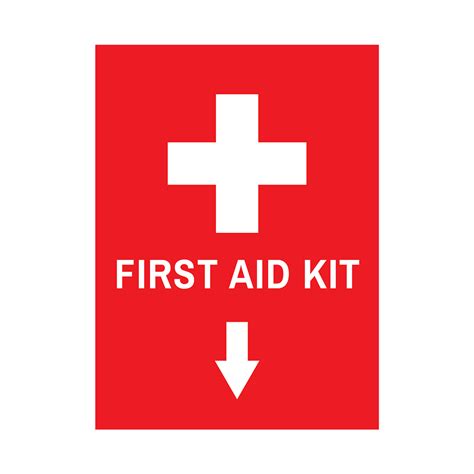 Urban Print Safety Sign First Aid Sign First Aid Your Nearest Box