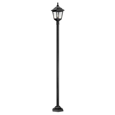 Outdoor Ip44 1 Bulb Lamp Post Black Led E27 100w Bulb Light Fitting