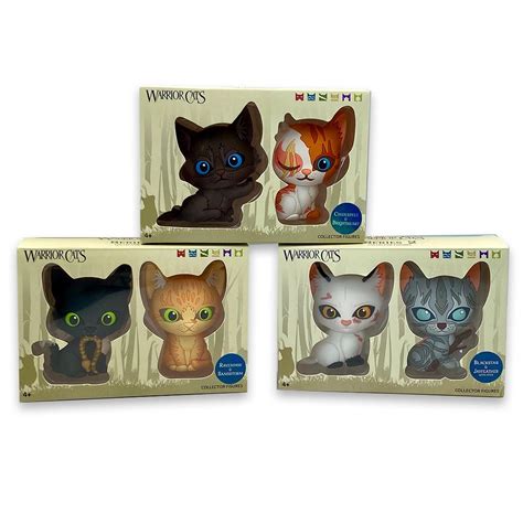 Bundle Of 3 Mini Collector Figures Series 2 Warriors Cats Store Usa