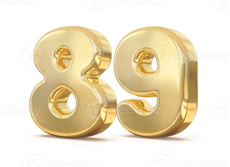 Gold 3d Number 89 36309098 Png