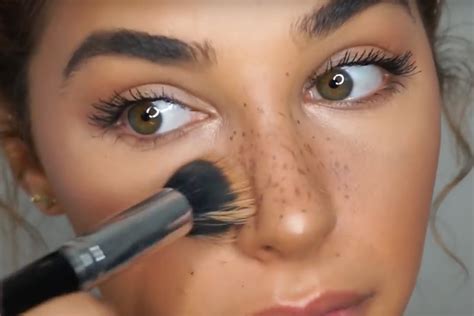 How To Create Cute Faux Freckles With Makeup Its Easy