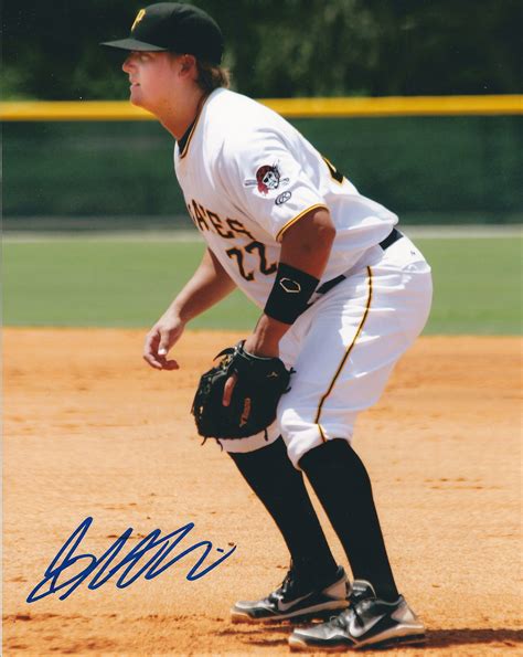 Autographed Stetson Allie 8x10 Pittsburgh Pirates Photo Main Line