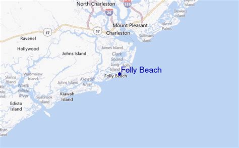 Map Of Folly Beach South Carolina