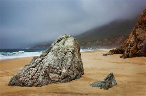 Rock Formation Garrapata Beach Big Sur California Photograph By